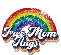 Free Mom Hugs Rainbow Heart LGBT Pride Month Women's Fleece Hoodie