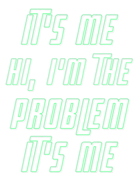 Its Me Hi Im The Problem Ladies PosiCharge Competitor Racerback Tank