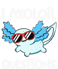 I Axolotl Questions Cute Kawaii Axolotl Anime Girls Women's V-Neck T-Shirt