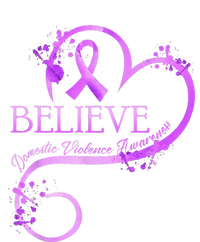 Believe October Domestic Violence Awareness Wear Pink Kids Hoodie