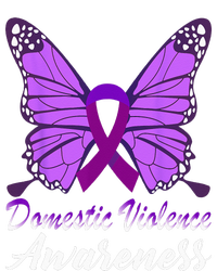 Domestic Violence Awareness Butterfly Purple Ribbon Support 16 in Basic Backpack