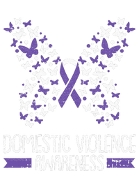 Domestic Violence Awareness Purple Ribbon Butterfly Warrior T-Shirt