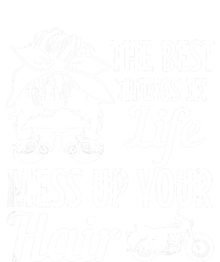 Biker Girl Best Things In Life Mess Up You Hair Motorcycle Tote Bag