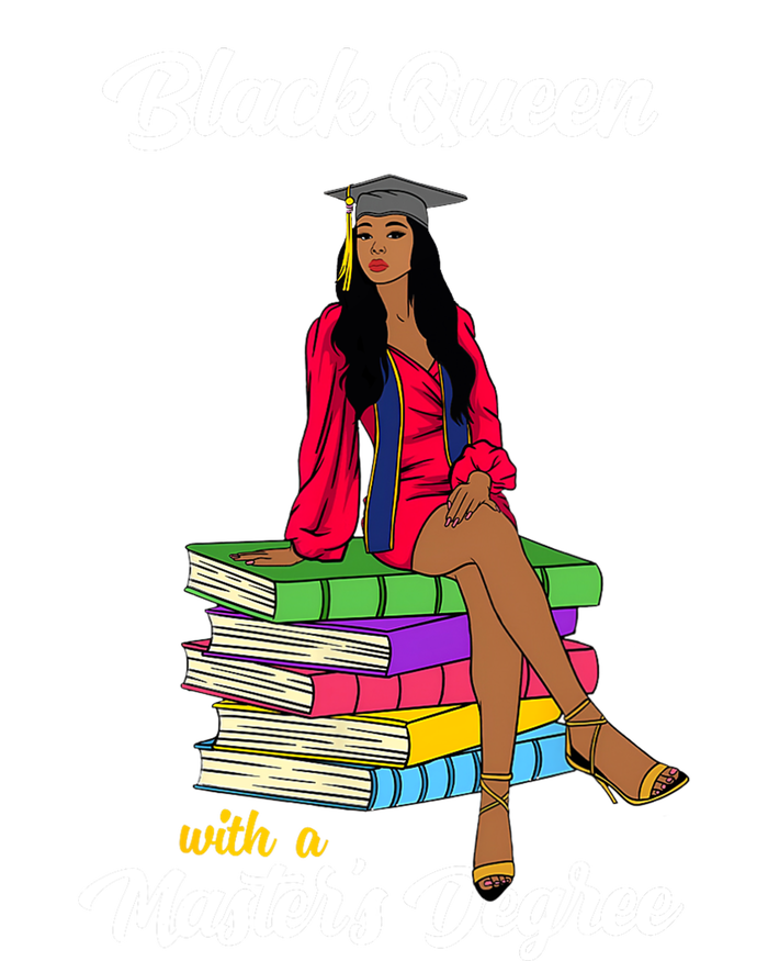 Black Queen With A Masters Degree African Girl Graduation Softstyle Adult Sport Polo