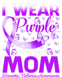 I Wear Purple For My Mom Domestic Violence Awareness Toddler Sweatshirt