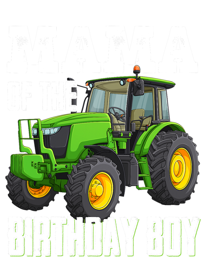 Mama Of The Birthday Boy Family Tractors Farm Trucks Bday T-Shirt