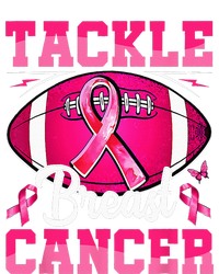 Tackle Breast Cancer Warrior Ribbon Football T-Shirt