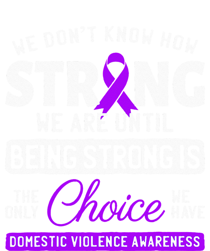 Warrior Survivor Domestic Violence Awareness Purple Ribbon Toddler Sweatshirt