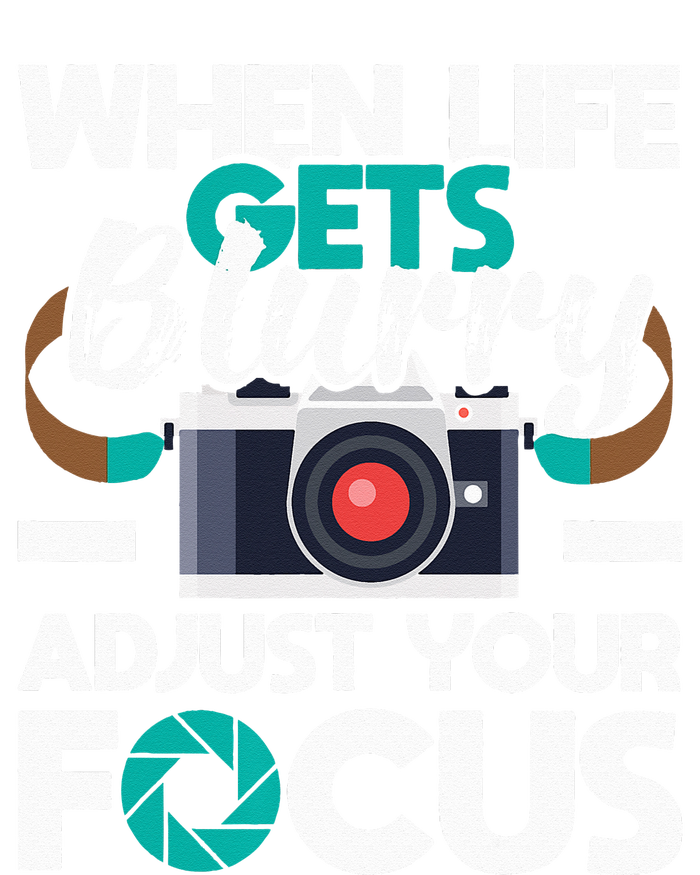 When Life Gets Blurry Photographer Camera Photography Kids Tie-Dye T-Shirt