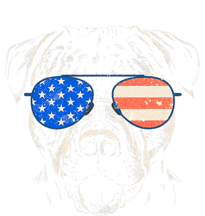 Pitbull American Flag 4th Of July Pitbull Dad Mom Dog Lover T-Shirt