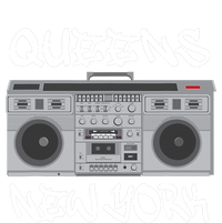 Queens New York Boom Box Graffiti Lettering T-Shirt