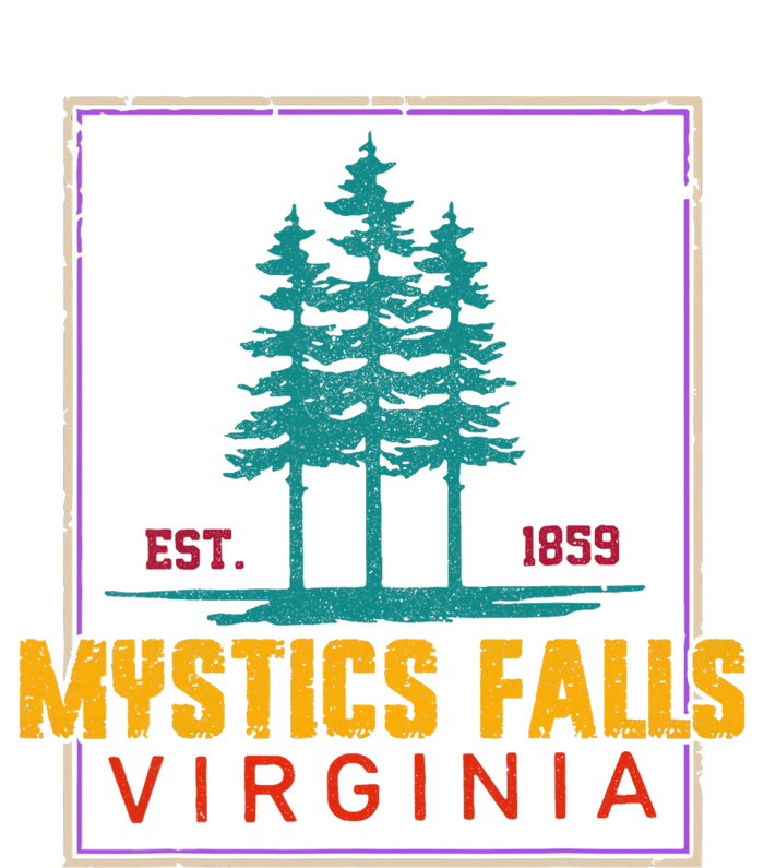 Retro Mystic Falls Virginia Vintage Man Woman Women's Fleece Hoodie