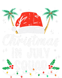 Christmas In July Squad Funny Summer Xmas Women's Racerback Tank