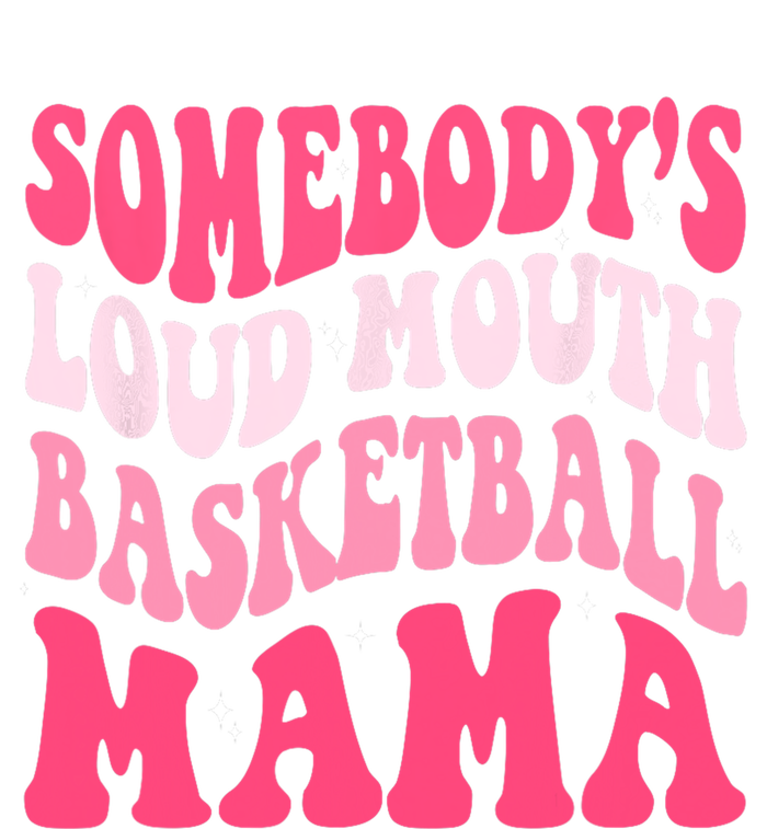 Somebodys Loudmouth Basketball Mama Mothers Day Groovy Kids Hoodie