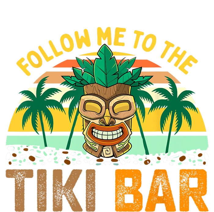 Follow Me To The Tiki Bar Funny Hawaiian Party Men Women Short Acrylic Beanie