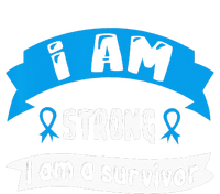 Prostate Cancer I Am Strong I Am A Survivor V-Neck T-Shirt