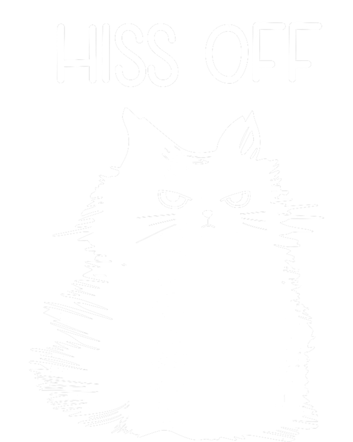 Gifts For Cat Lovers Women Men Funny Meow Cat Hiss Off Women's T-Shirt