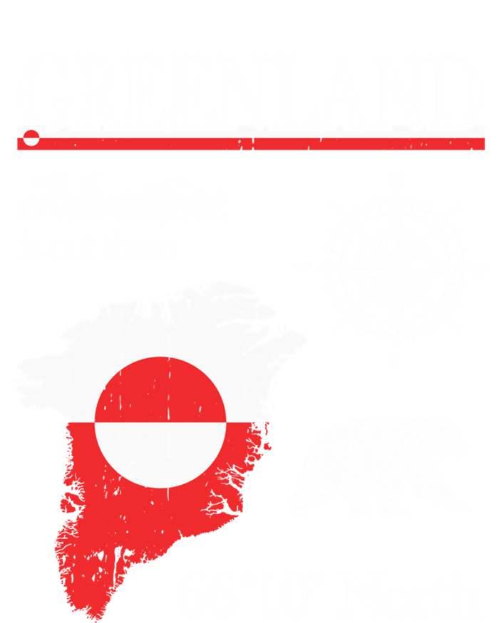 Greenland Adventure Is Out There Greenland Flag Long Sleeve Pajama Set