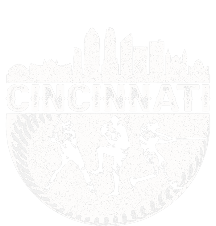 Vintage Cincinnati City Baseball Lover Baseball Fans Tall Long Sleeve T-Shirt