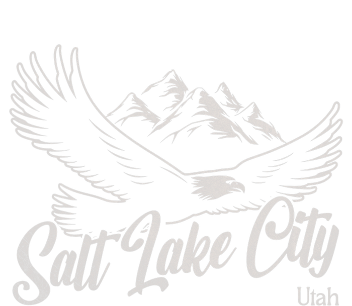 Vintage Salt Lake City Utah Mountains Hiking Outdoors Womens Cotton Relaxed Long Sleeve T-Shirt