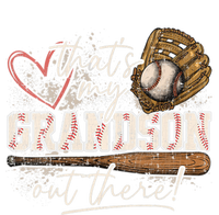 Thats My Grandson Out There Baseball Grandma Valucap Bio-Washed Visor