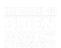 Impeach 46 Biden Is Not My President Anti Joe Biden Women's Fleece Hoodie