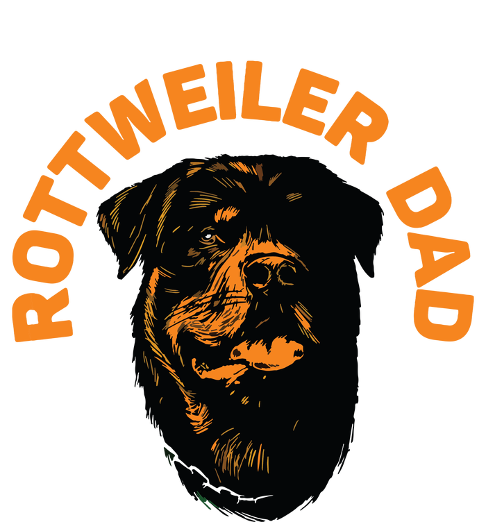 Rottweiler Rottie Dad Daddy Father Funny Women's Pullover Hoodie