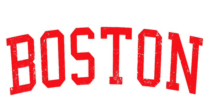 Vintage Boston MA Varsity Style Red Text Premium T-Shirt