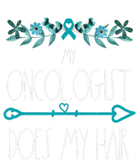 My Oncologist Does My Hair Ovarian Cancer Awareness Products Tie-Dye Long Sleeve Shirt