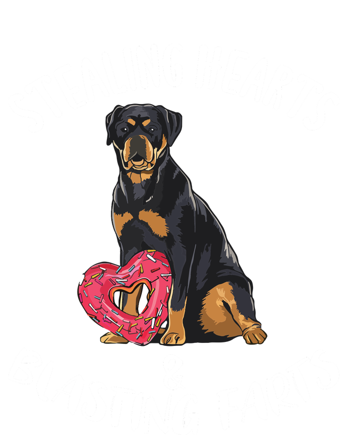 Stealing Hearts Blasting Farts Rottweiler Valentines Day Toddler Long Sleeve Shirt