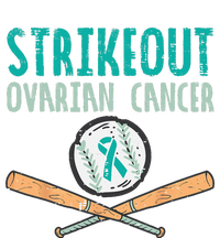 Strikeout Ovarian Cancer Baseball Teal Ribbon Awareness Legacy Cool Fit Booney Bucket Hat