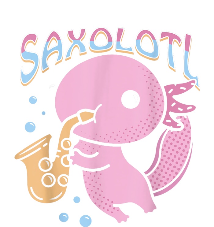 Saxolotl Axolotl Playing Saxophone T-Shirt