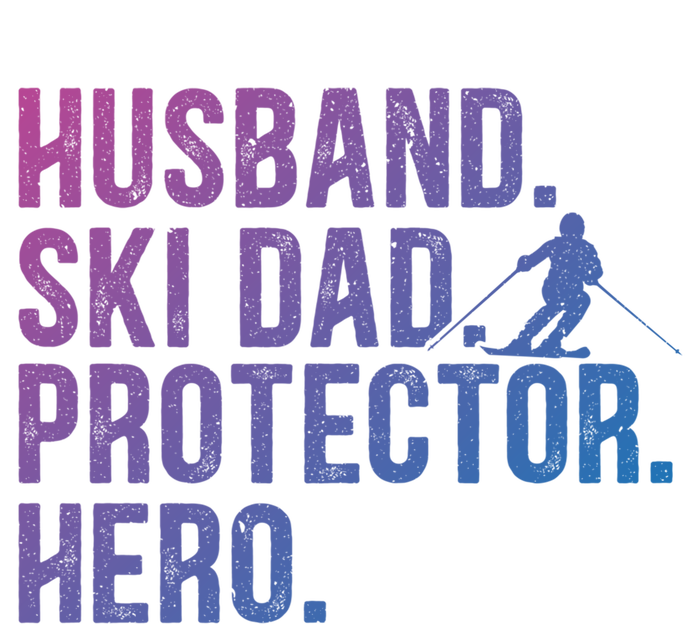 Ski Dad Husband Hero Gift Tall Long Sleeve T-Shirt