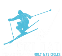 Ski Dad Funny Winter Sports Skiing Father Gift Ladies Long Sleeve Shirt