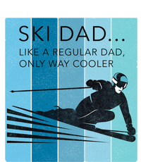 Ski Dad Funny Winter Sports Skiing Father Gift Meaningful Gift V-Neck T-Shirt