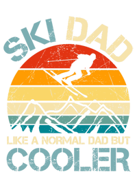 Ski Dad Like A Regular Dad But Cooler Vintage Skiing Skier Gift Zip Tote Bag