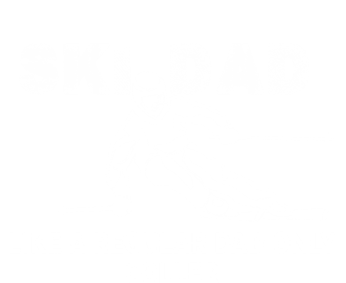 Ski Dad Like A Regular Dad Only Cooler Funny Skiing Gift Women's T-Shirt