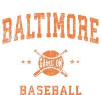 Baltimore Vintage Baseball Throwback Retro Design Flat Bill Trucker Hat