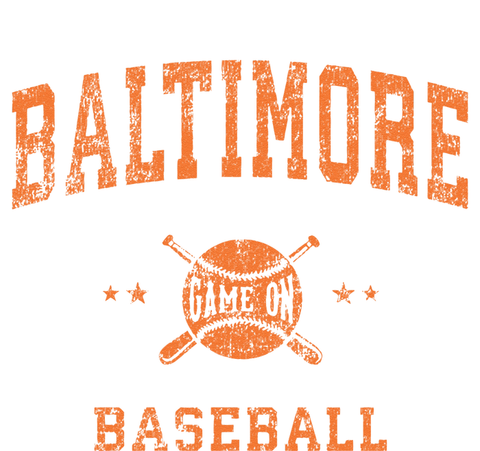 Baltimore Vintage Baseball Throwback Retro Design Flat Bill Trucker Hat