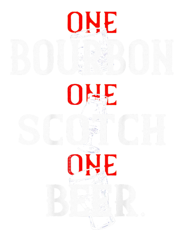 Bourbon One Scotch One Beer Zip Tote Bag