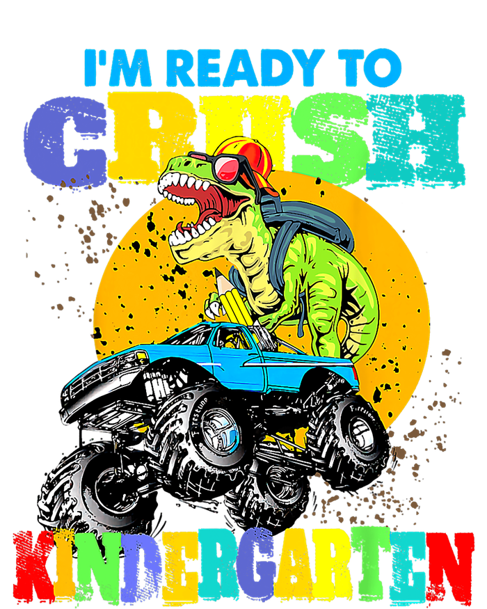 Monster Truck Dinosaur Im Ready To Crush Kindergarten Premium Hoodie