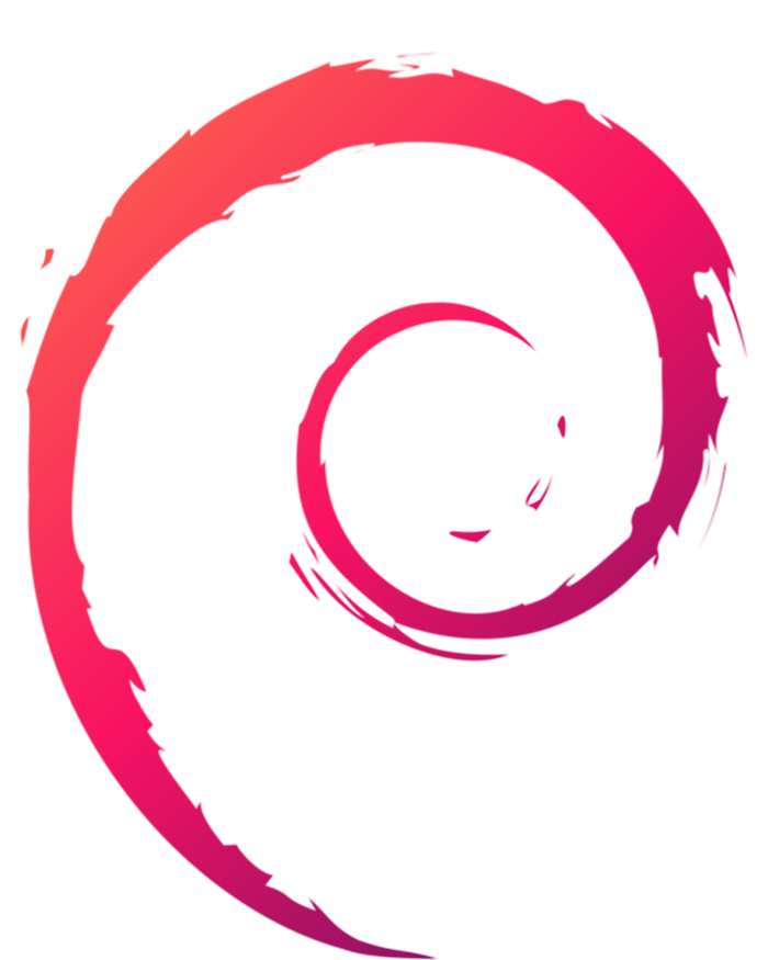 Debian Logo Spiral Minimalist Funny Gift Sweatshirt