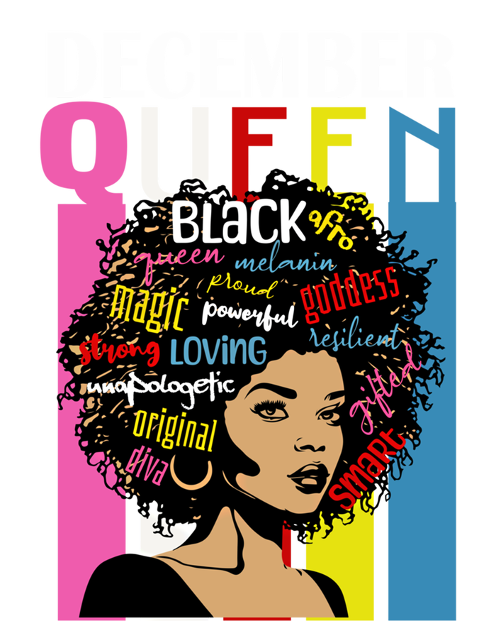 December Queen Birthday Traits Black Afro Hair Cool Gift Toddler Long Sleeve Shirt