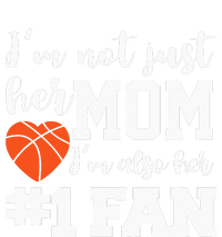 Basketball Mom Number One Fan Basketball Mothers JT High Crown Mesh Back Trucker Hat