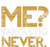 Me Sarcastic Never Dark Humour Funny Jokes Smart Sarcasm Valucap Bio-Washed Visor