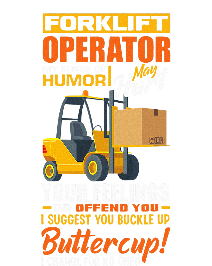 Forklift Operator My Sense Of Humor Funny Forklift Driver Kids Long Sleeve Shirt