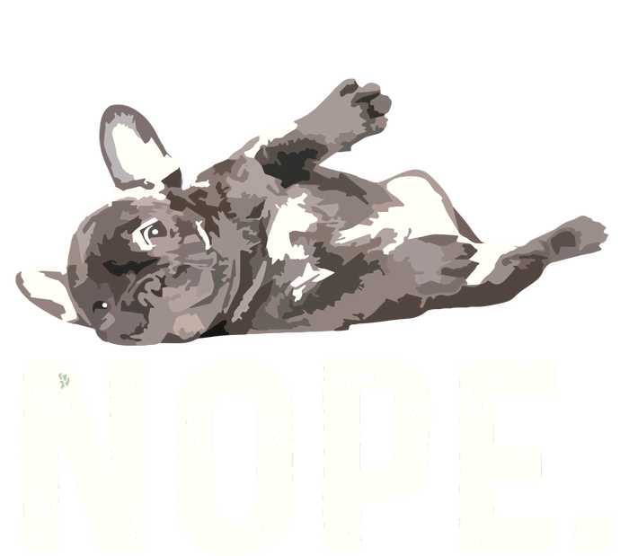 Nope Lazy French Bulldog Dog Lover Gift Kids Hoodie