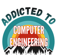 Addicted To Computer Engineering College Major Gift T-Shirt