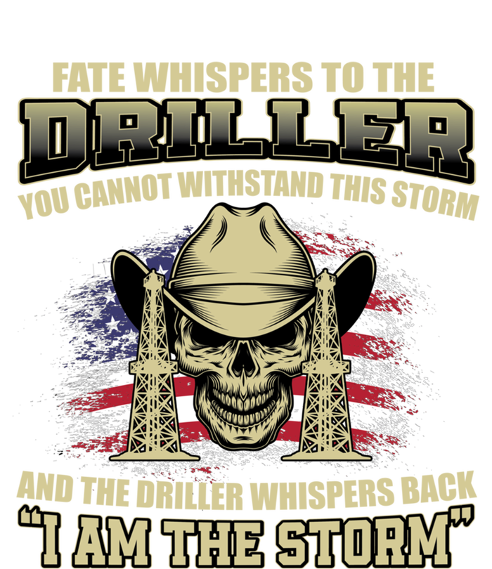 American Driller Saying Proud Oil Rig Worker Drilling Usa Gift T-Shirt