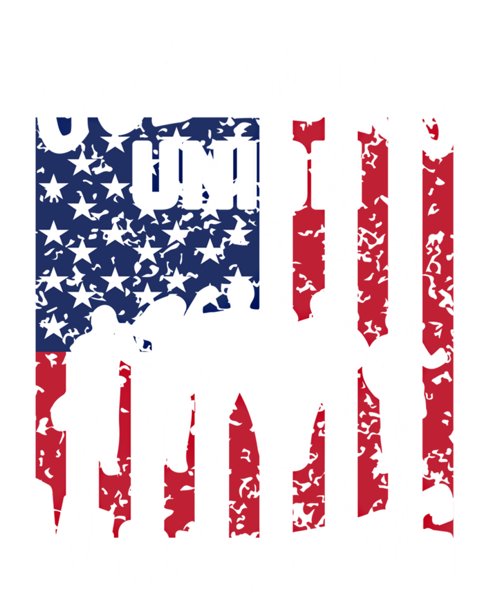 God Bless Union Workers American Labor Day Funny Gift Cool Gift Kids Sweatshirt